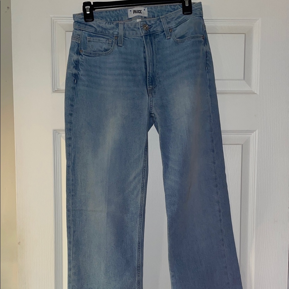 PAIGE Light Blue Flare Jeans